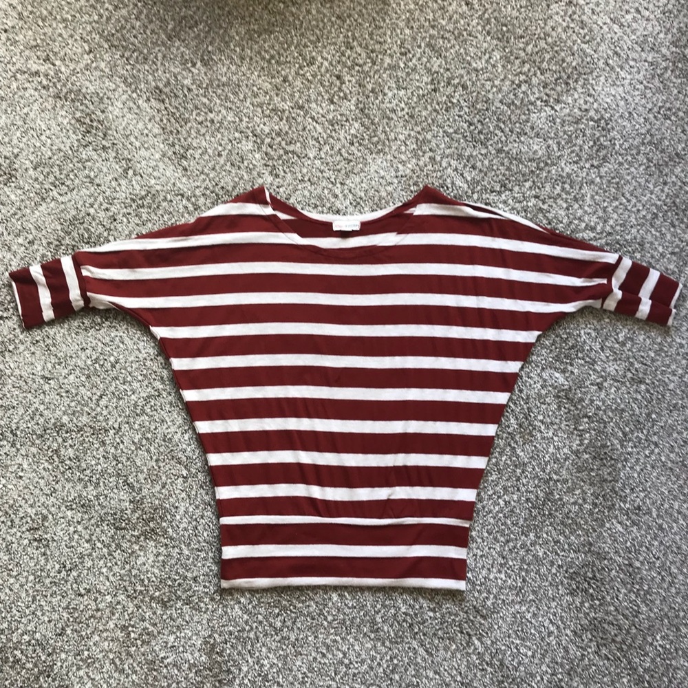Stripe dolman top