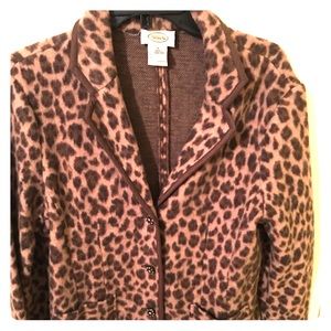 Talbots Cheetah Blazer