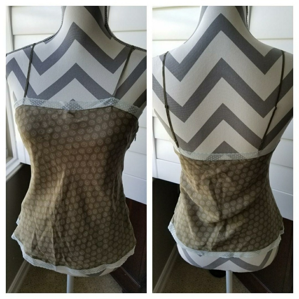 Gap Silk and Lace Tank