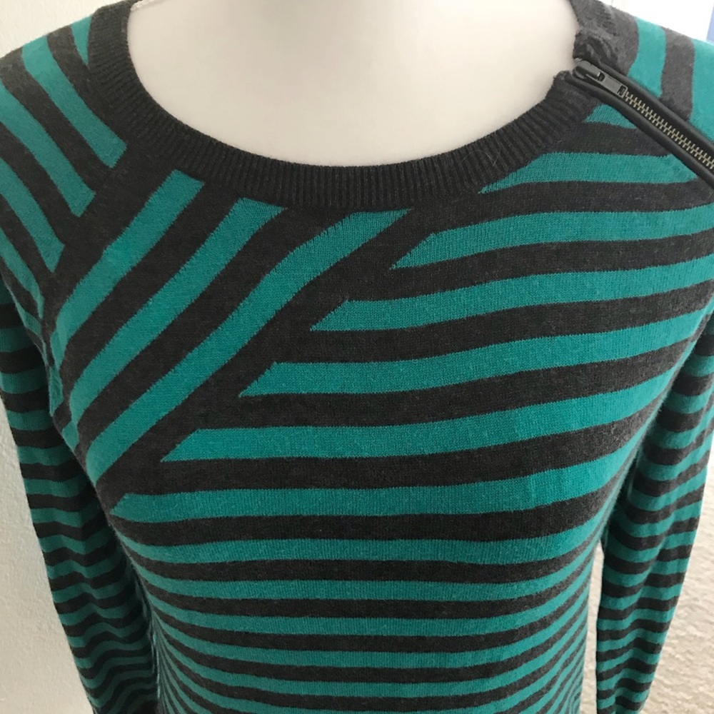 Halogen | Striped Pullover Sweater - image 2