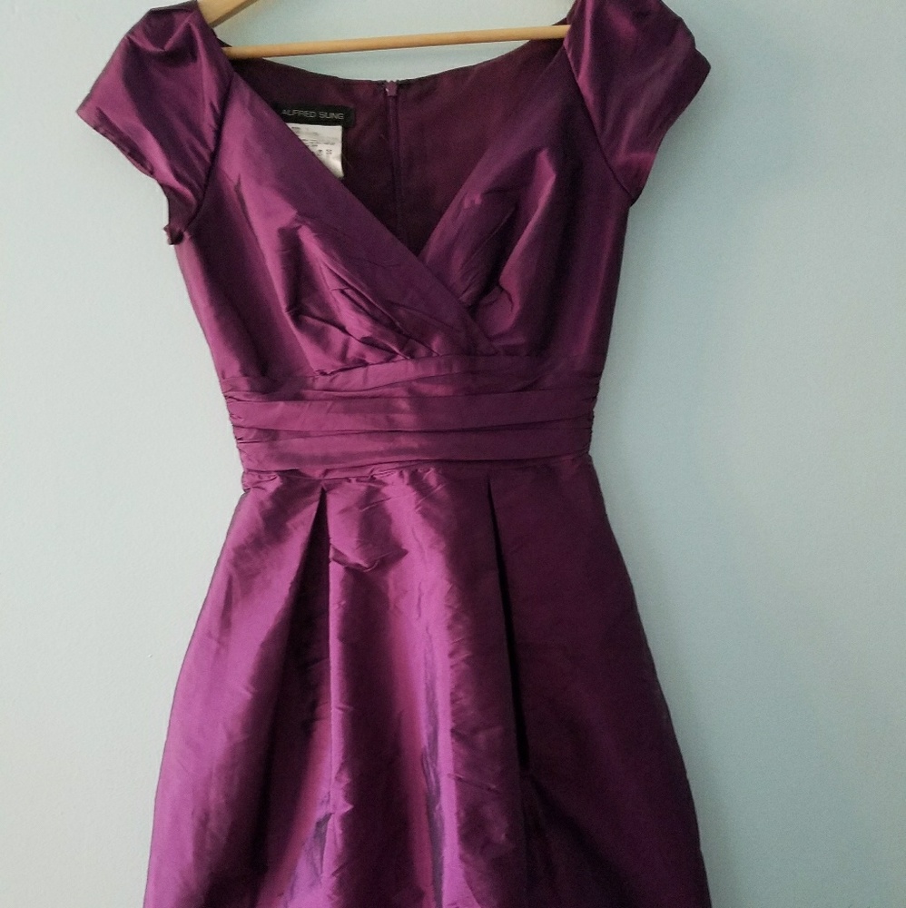 Gorgeous Italian Plum Alfred Sung Dress