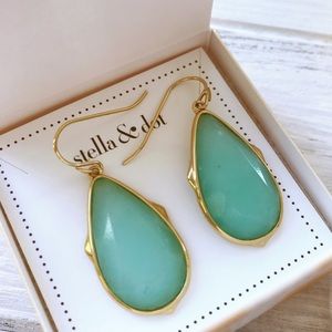 Stella & Dot Sentiment Stone Drop Earrings