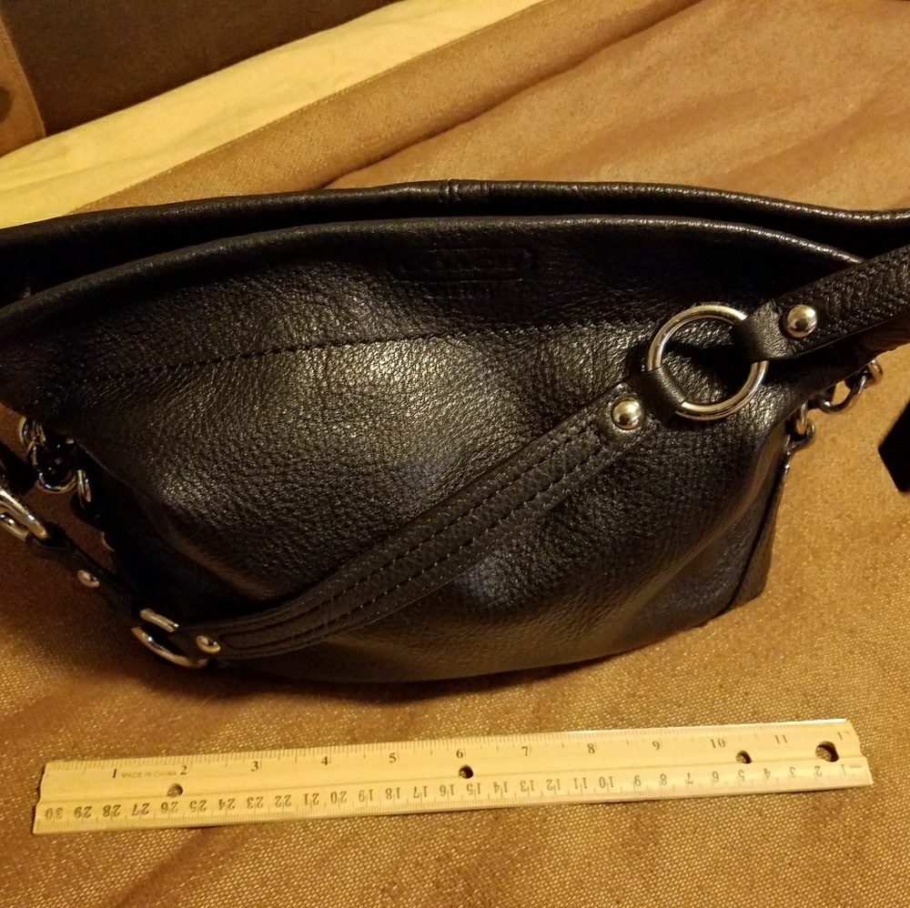 Coach Black Leather Handbag