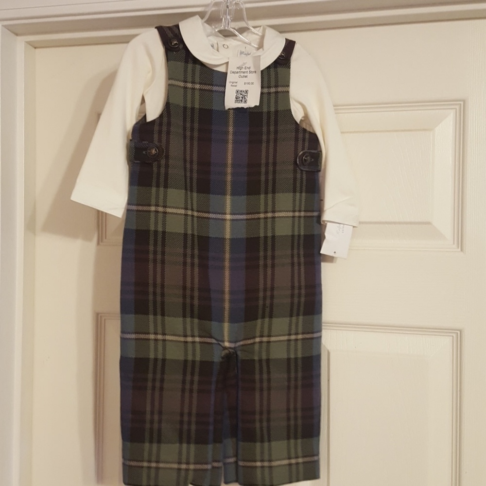 Adorable RL Plaid Jumper
