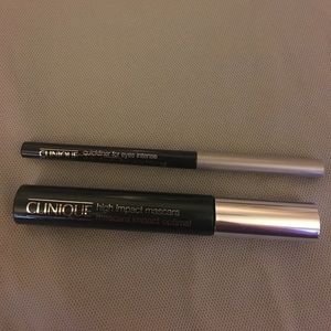 Clinique mascara and eyeliner