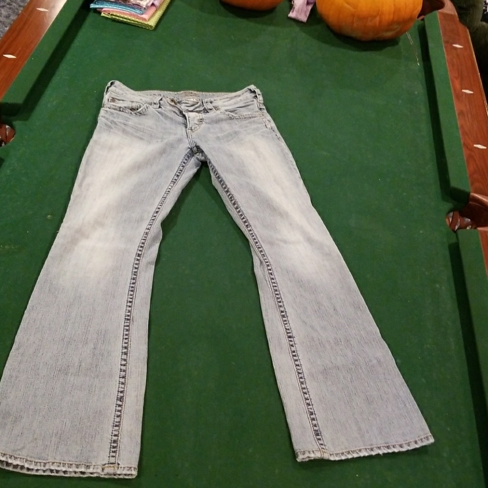 Silver jeans