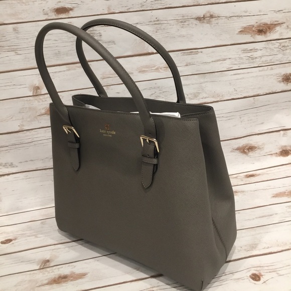 🔥SALE🔥NWT Kate Spade Cove Street Airel in Grey - Picture 2 of 5