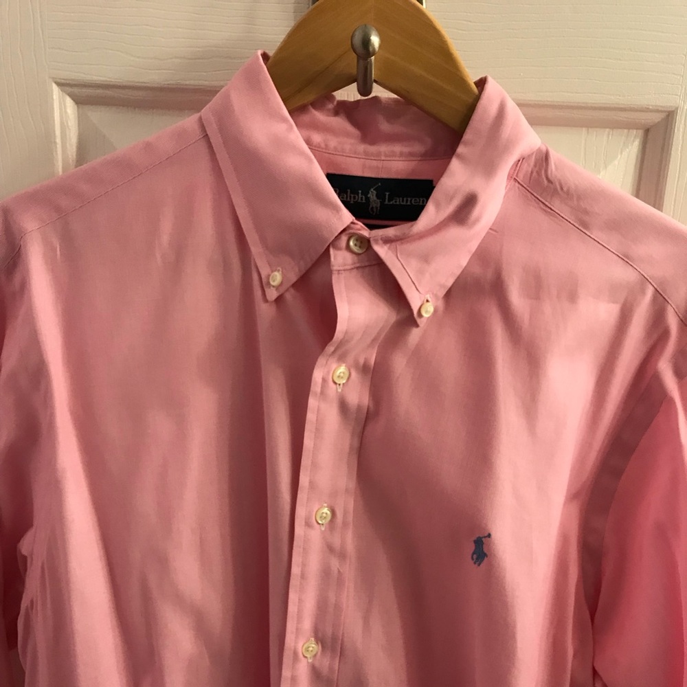 Polo Ralph Lauren Button Down Dress Shirt Pink
