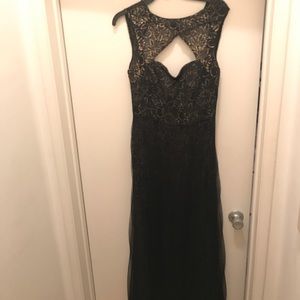 Long elegant evening gown