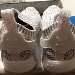 Women’s Adidas Nmd Cream Grey Pink Shoes