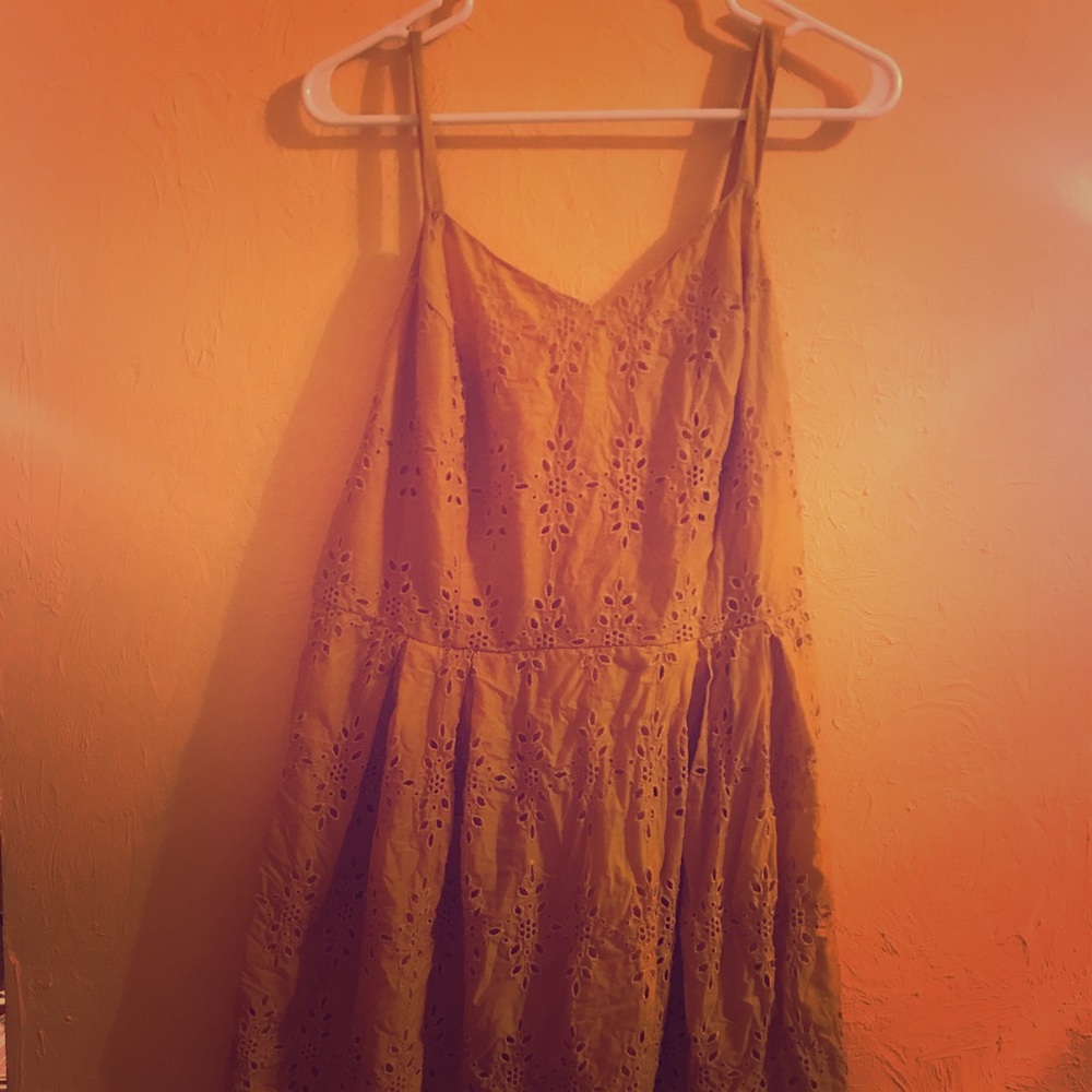 Yellow flower dress