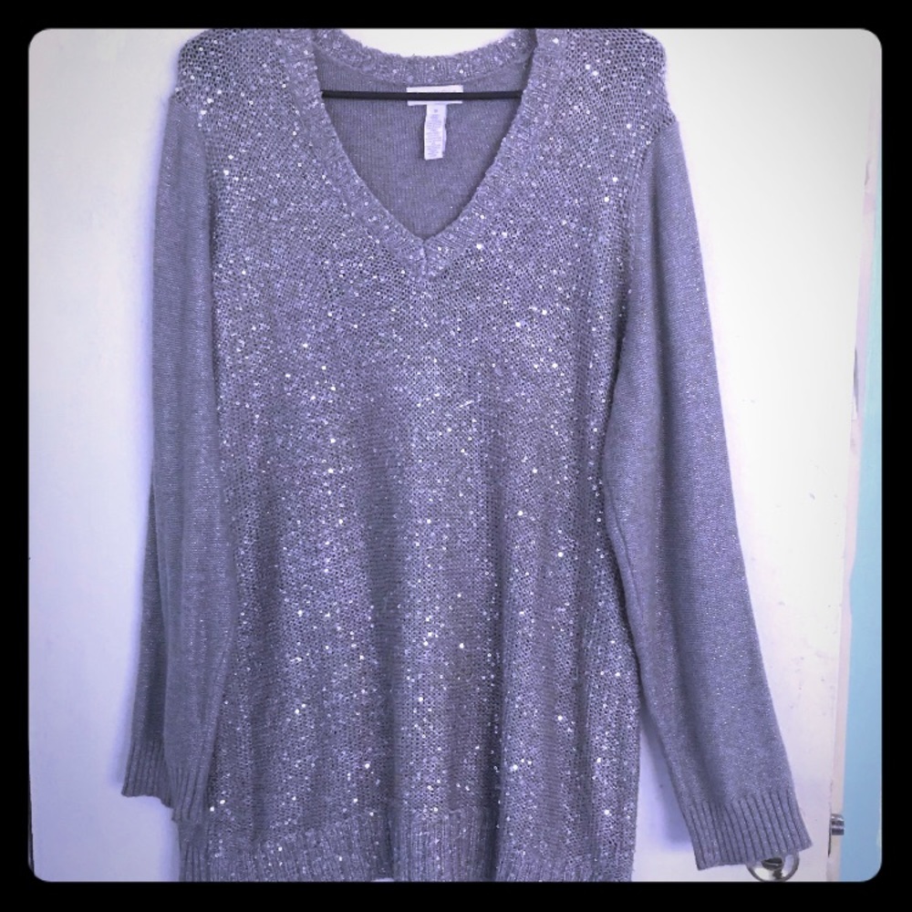 XL knitted top. With shine ✨✨✨✨✨