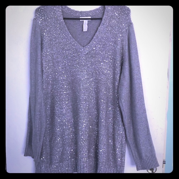 XL knitted top. With shine ✨✨✨✨✨ - Picture 1 of 2