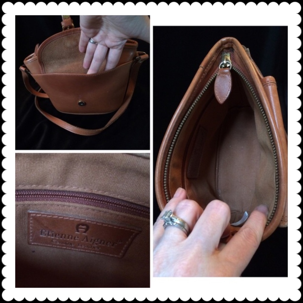 Etienne Aigner Brown Leather Bag—Fabulous! - Picture 5 of 5