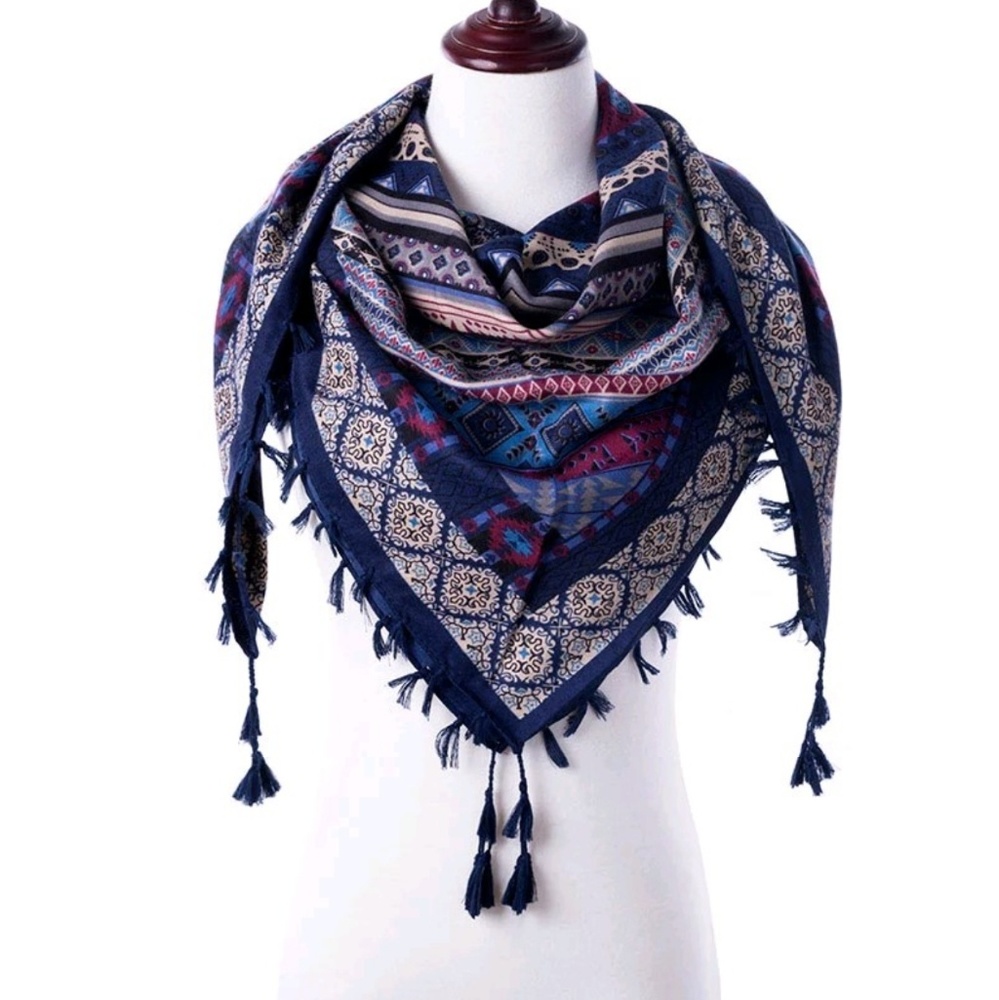 Women's Scarf - Blue