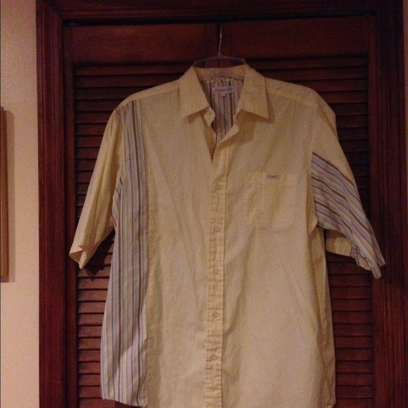 Echo Short Sleeve Casual Button Down Shirt Size L - Picture 3 of 4