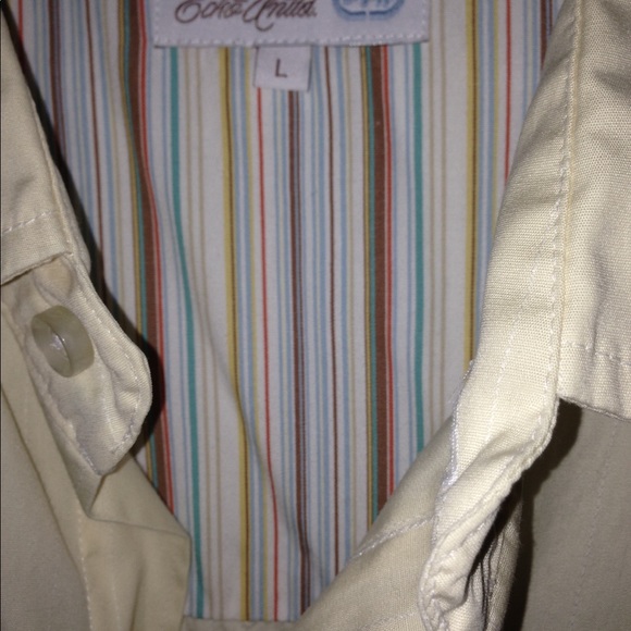 Echo Short Sleeve Casual Button Down Shirt Size L - Picture 4 of 4