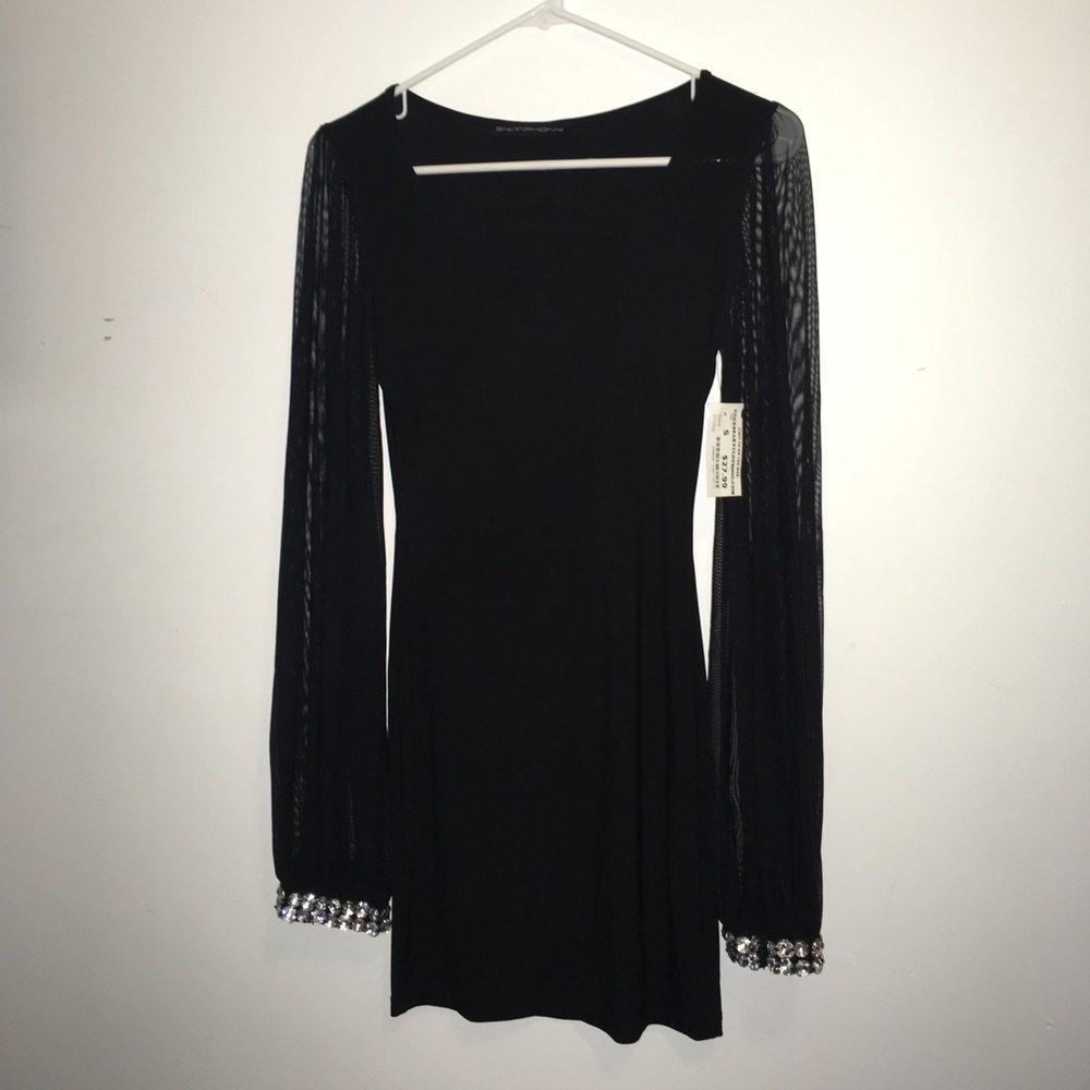 Formal black dress