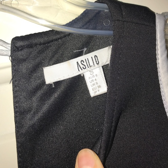 ASILIO on the edge black & white dress - like new - Picture 7 of 8