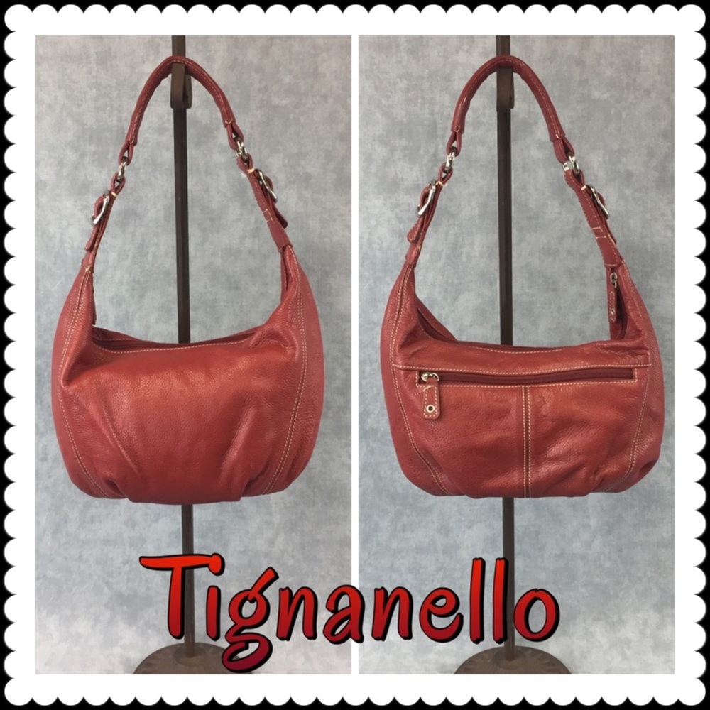 Red Leather Hobo--Incredible!