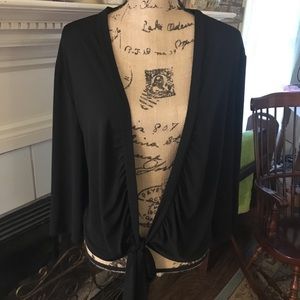 Black Shrug-like Cardigan
