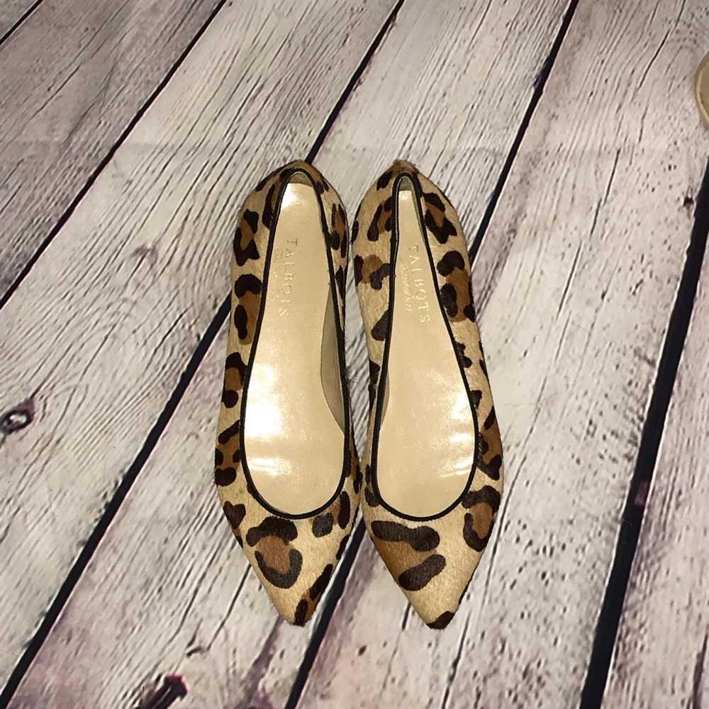Talbots Leopard Print Pointy Flat