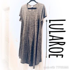 ✨LulaRoe✨🍁 Gray and white Carly 🍁✨