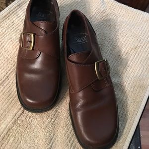 Brown Bass Leather Shoes - 7W