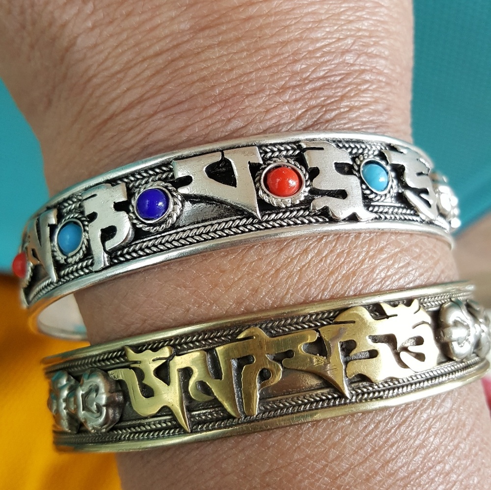 Brass Silver cuff