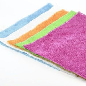 5 Bamboo Fiber Antibacterial Cleaning Towel