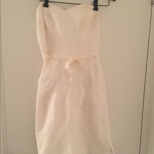 Monique Lhuillier Bridesmaid Dress White Tulle