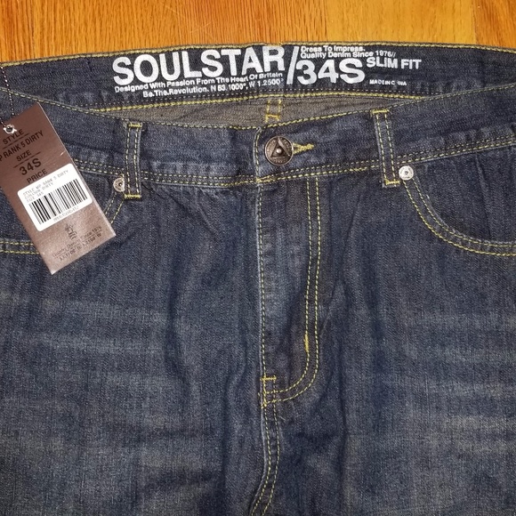 Soulstar | Jeans | Designer Soulstar Soul Star Slim Fit Denim Jeans ...