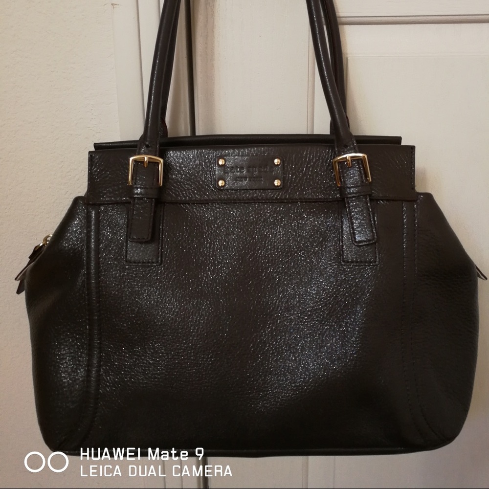 Kate spade leather shimmer  shoulder bag
