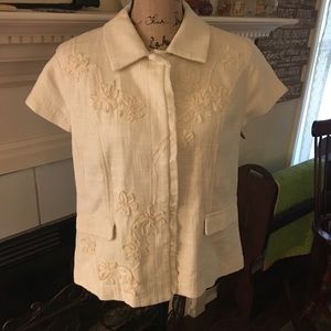 Coldwater Creek Ivory Jacket