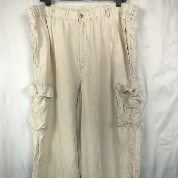 Tommy Bahama Cargo Beach Soft Relax Linen Pant XLT - Picture 1 of 7