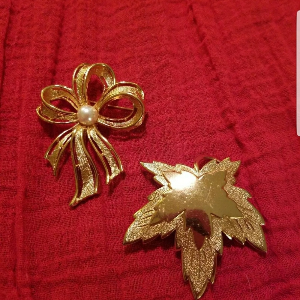 Vintage Napier and Monet brooches