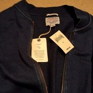Lucky Brand Cotton Bomber Zip Up Size L