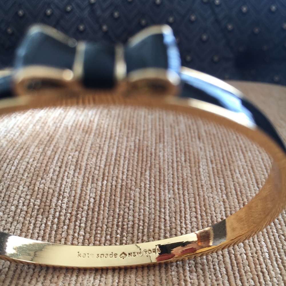 Black and Gold Bangle- Kate Spade