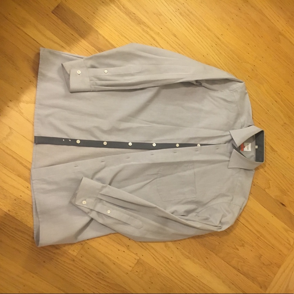 Olymp Luxor light grey dress shirt