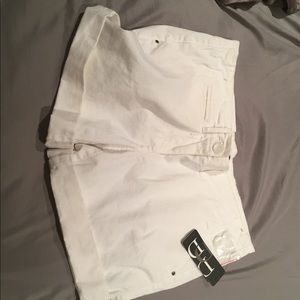 White shorts