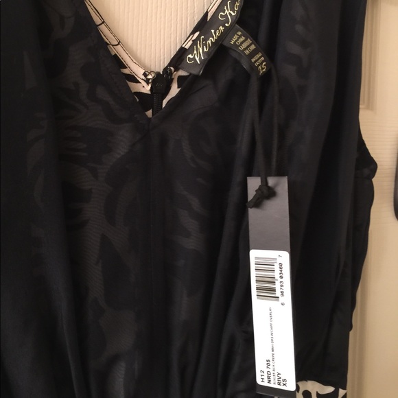 Winter Kate chiffon overlay maxi dress size xs NEW - Picture 4 of 4