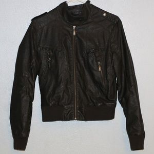 Faux Leather Jacket