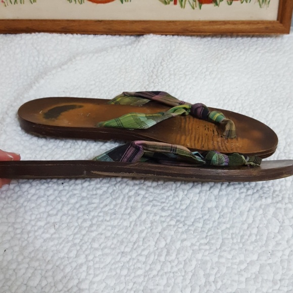 Lane Bryant flip flops sz 10 - Picture 2 of 3
