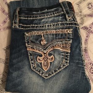 Size 27 Rock Revival Bootcut Jeans!!