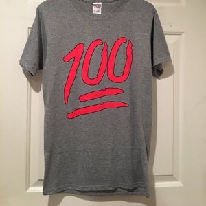 100 emoji shirt