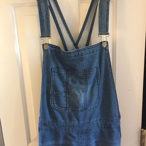 Denim overalls!