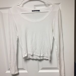 Long sleeve crop top