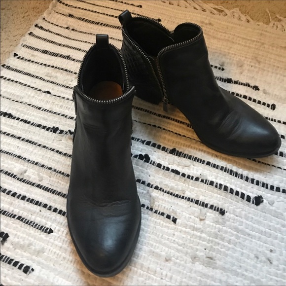 Lucky Brand Shoes - Leather Quilted Lucky Brand Booties