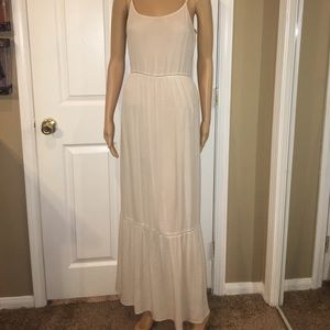 H&M ADORABLE LONG CREAM BOHEMIAN DRESS 6