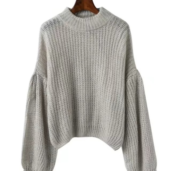 💥 RESTOCKED Oversized Dolman Loose Knit Sweater - Picture 3 of 3